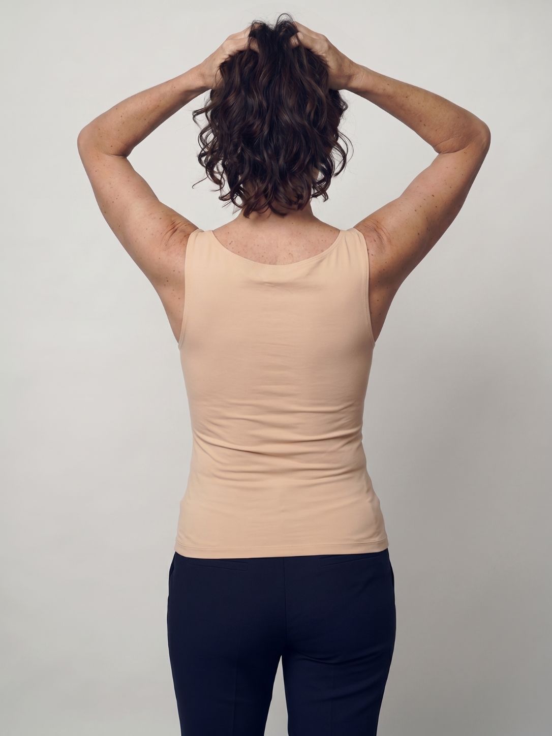 Ayah Restore Bra Tank back view in beige