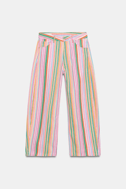 Baggy Striped Jeans